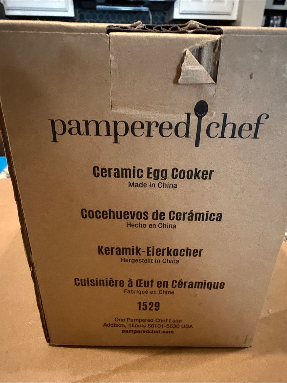 Pampered Chef Ceramic Egg Cooker